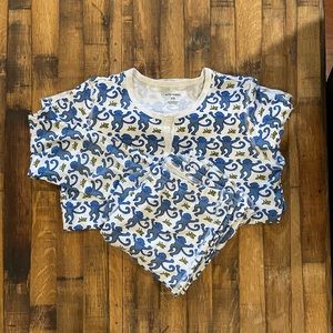 Roller Rabbit Blue Monkey PJ Set